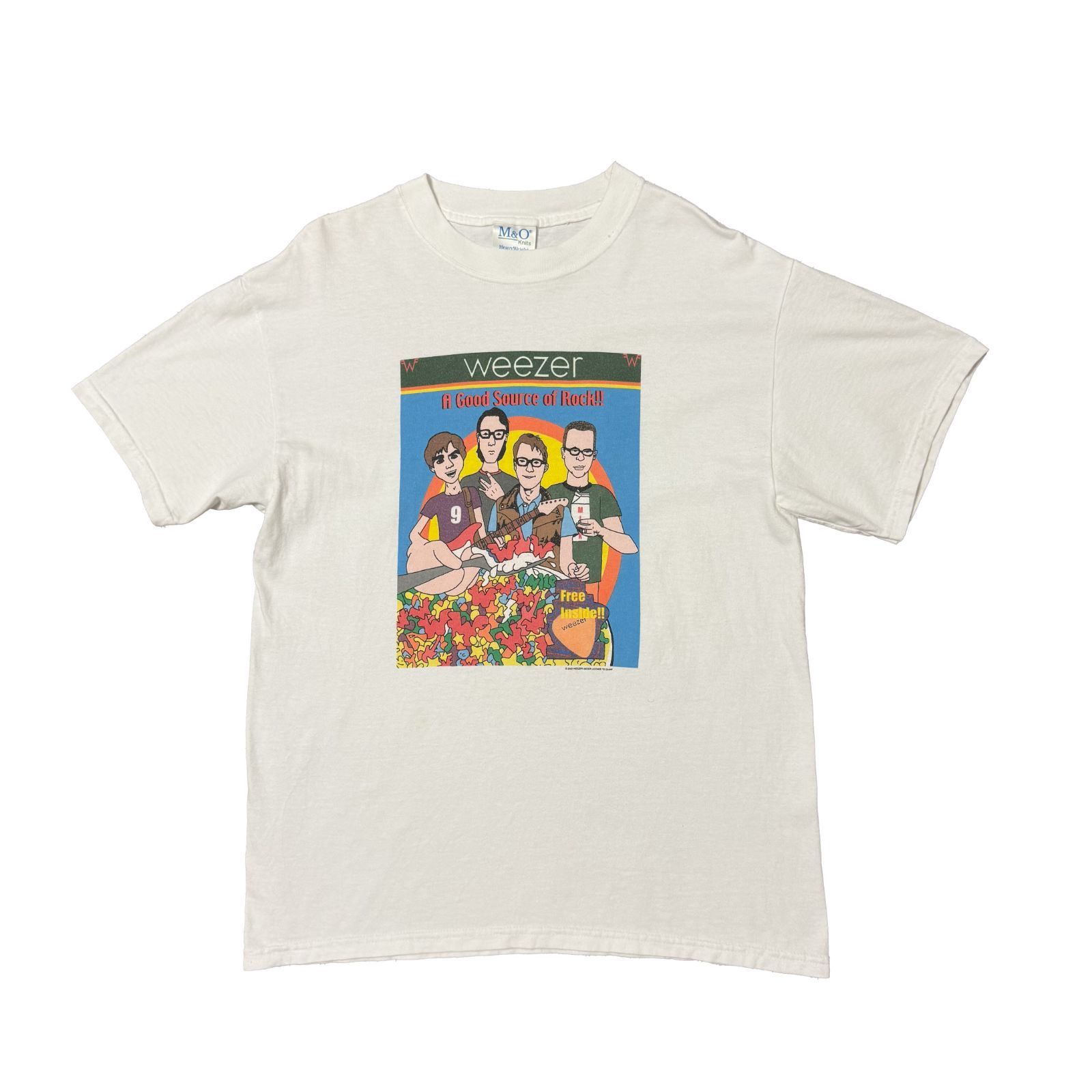 00s Weezer A Good Source of Rock 2002 tee バンドT Tシャツ ロック 