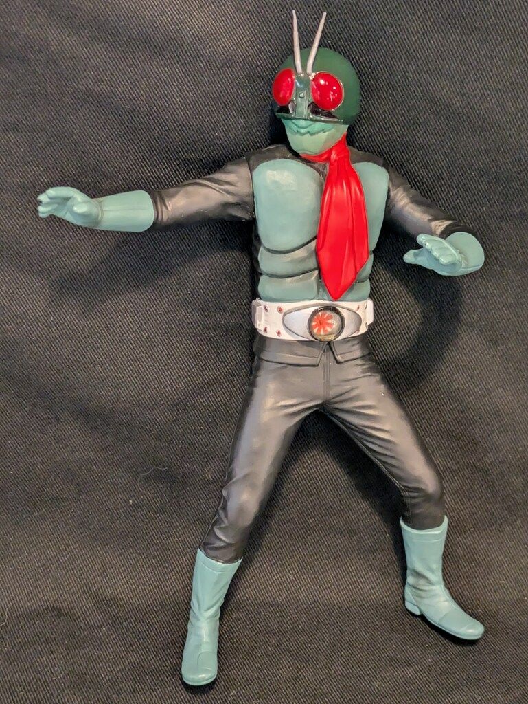 仮面ライダー旧1号＆仮面ライダー旧2号＆桜島旧1号 ソフビ魂
