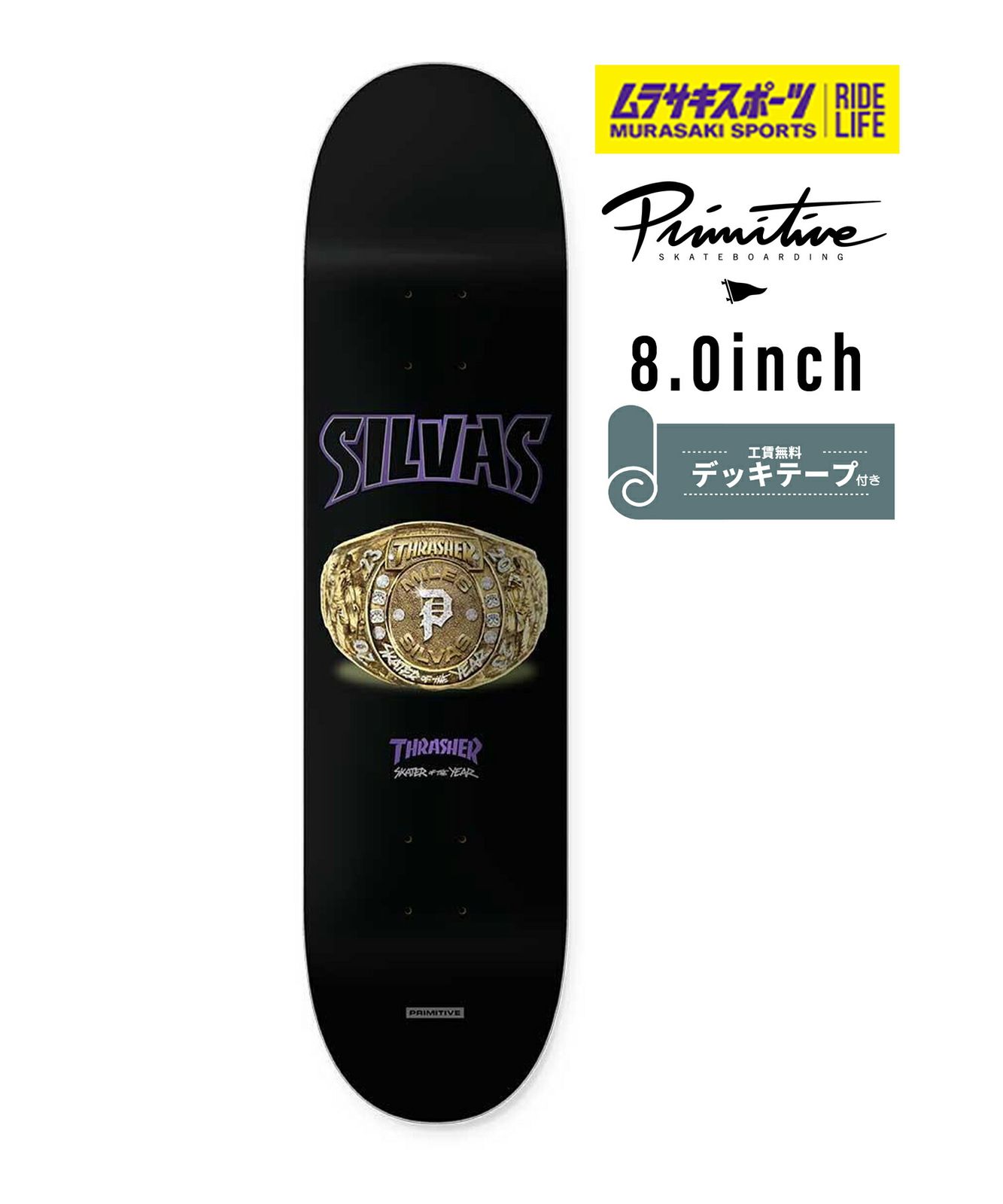 ムラスポ公式】新品 ☆PRIMITIVE プリミティブ スケートボード