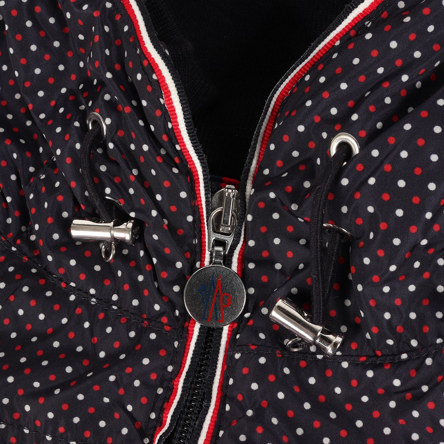 美品 MONCLER モンクレール ジャケット サイズ:2 ドット柄 フード付き