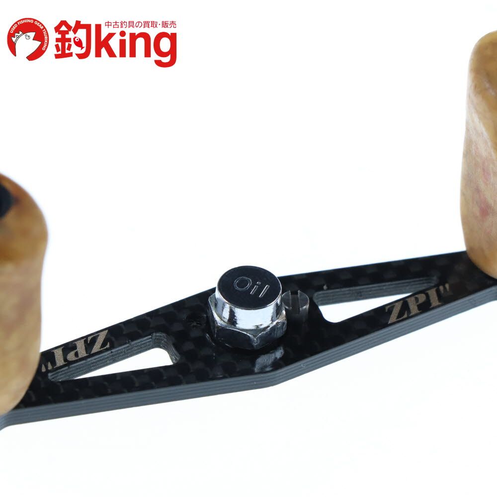 【中古/美品】 ZPI カーボンハンドル 80mm メガバス 鬼手仏心 コルクノブ付  /T014S 中古/美品】 ZPI カーボンハンドル 80mm メガバス 鬼手仏心