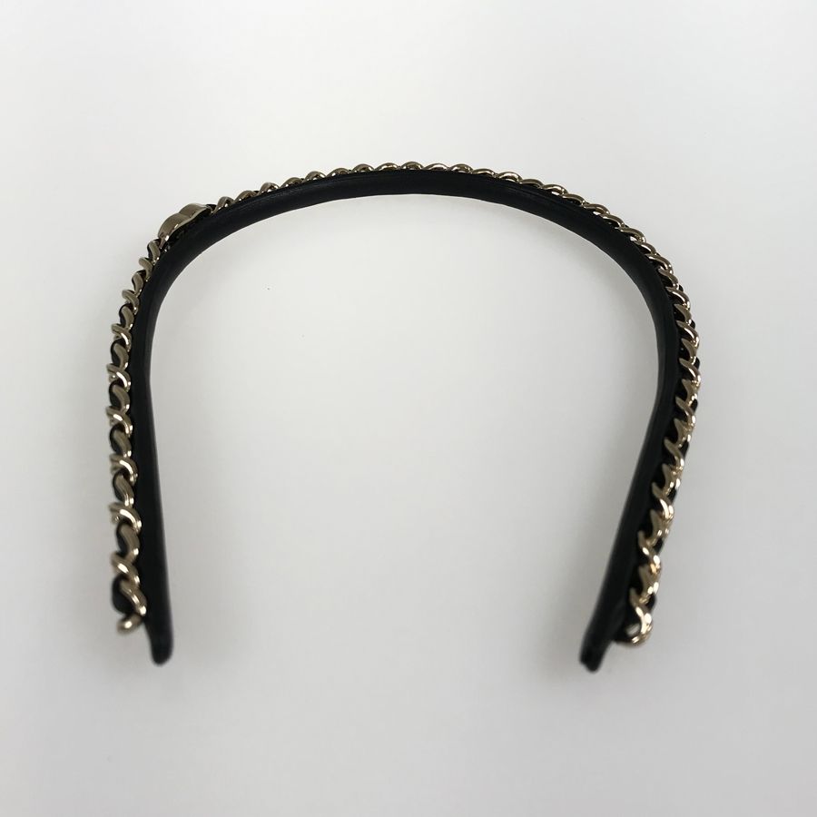 シャネル CHANEL カチューシャ ココマーク ターンロック