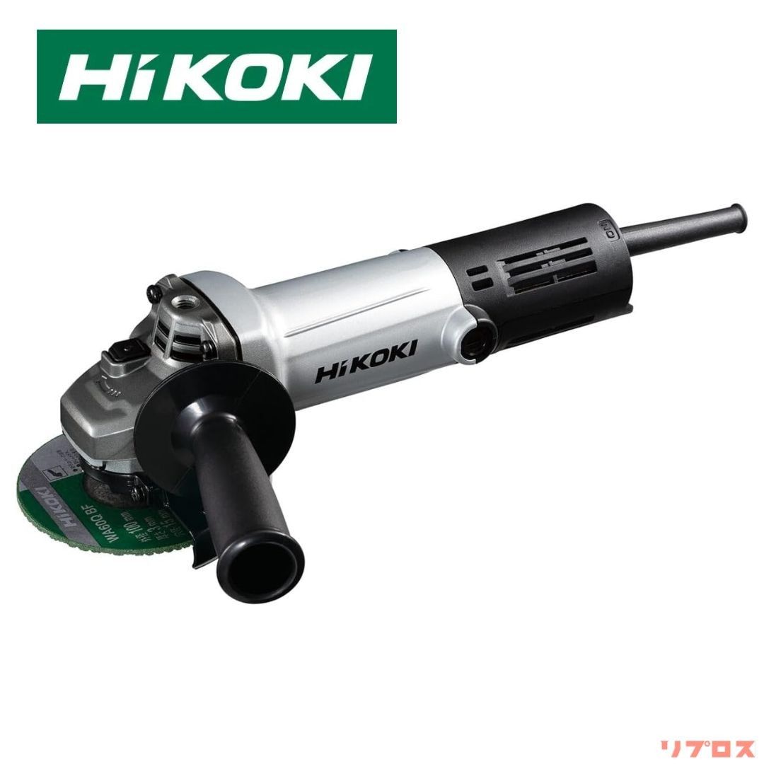 HiKOKI 電子ディスクグラインダ G10SHA 100V サイドハンドル付 砥石径100mm アルミボディ スナップスイッチタイプ 日立 サンダー 切断機 研磨
