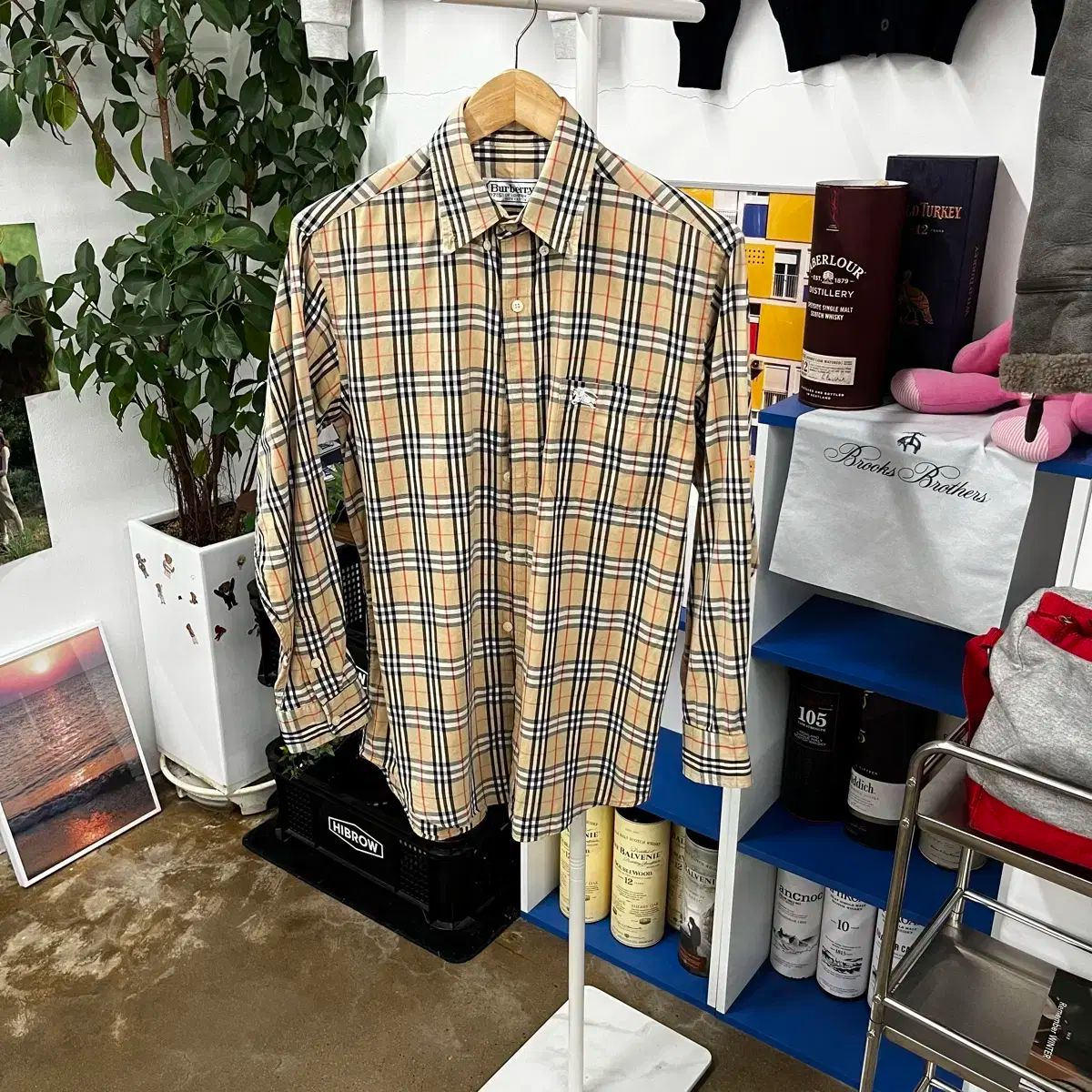 BURBERRY バーバリー ノバチェック シャツ S