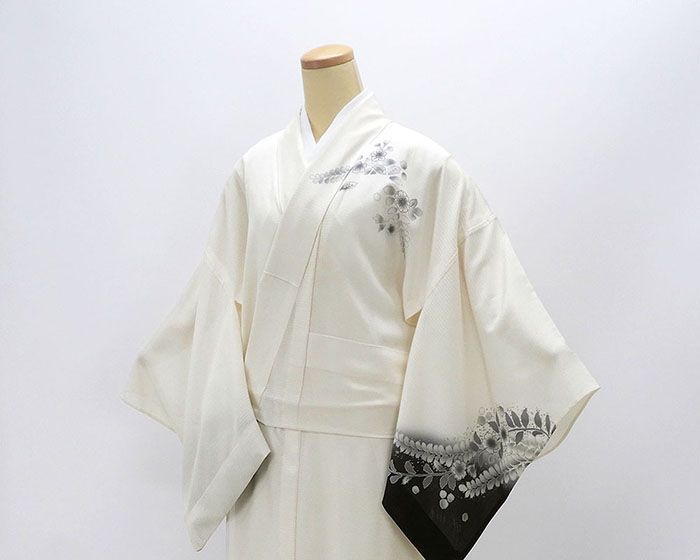 夏物 絽訪問着 正絹 辻が花 身丈163.5cm 裄丈69.5cm 夏用 訪問着