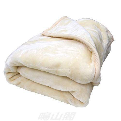 な2点セット品 西川株式会社 2枚合わせ 毛布 シングルロング 150×210cm DR 無地カラー ベージュ色2点セット もうふ ブランケット moufu 二枚合せ 2重毛布 手洗い可 冬用 寝具 車中泊対策