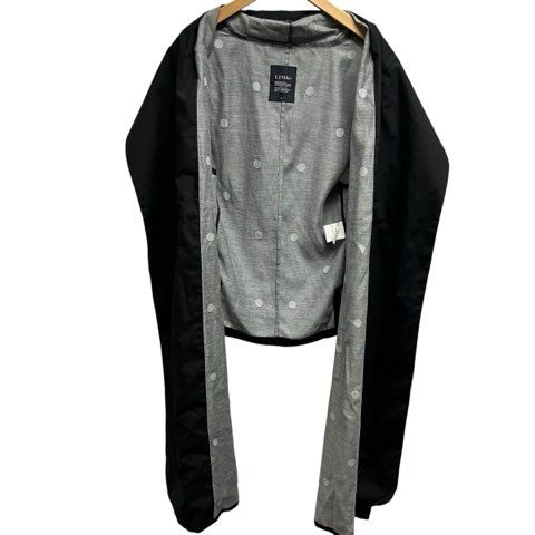 リミフゥ LIMI feu タグ付き ドット柄 総柄 ロングベスト ジレ ショールジャケット Sサイズ ブラック  レディース リミフゥ LIMI feu タグ付き ドット柄 総柄 ロングベスト ジレ