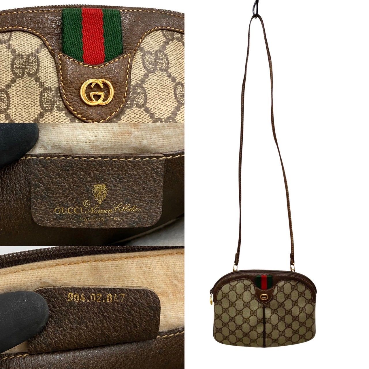 超人気 ほぼ未使用 GUCCI オールドグッチ シェリーライン ミニ 