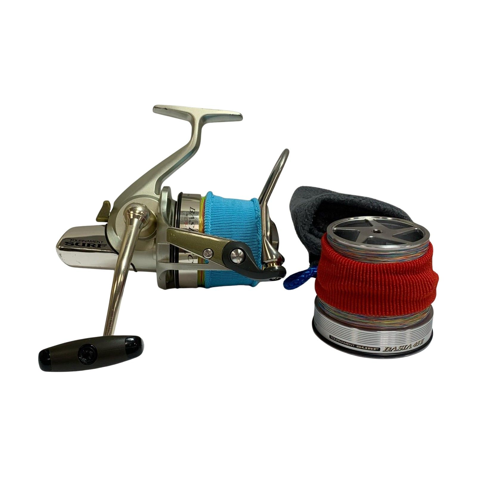 DAIWA ダイワ トーナメントサーフ BASIA 45C 袋 替えスプール付 キズあり