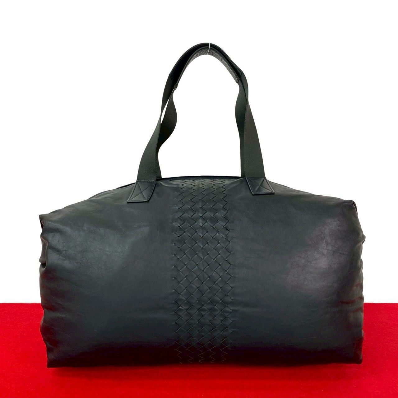 極 美品 BOTTEGA VENETA ボッテガヴェネタ イントレチャート レザー 本