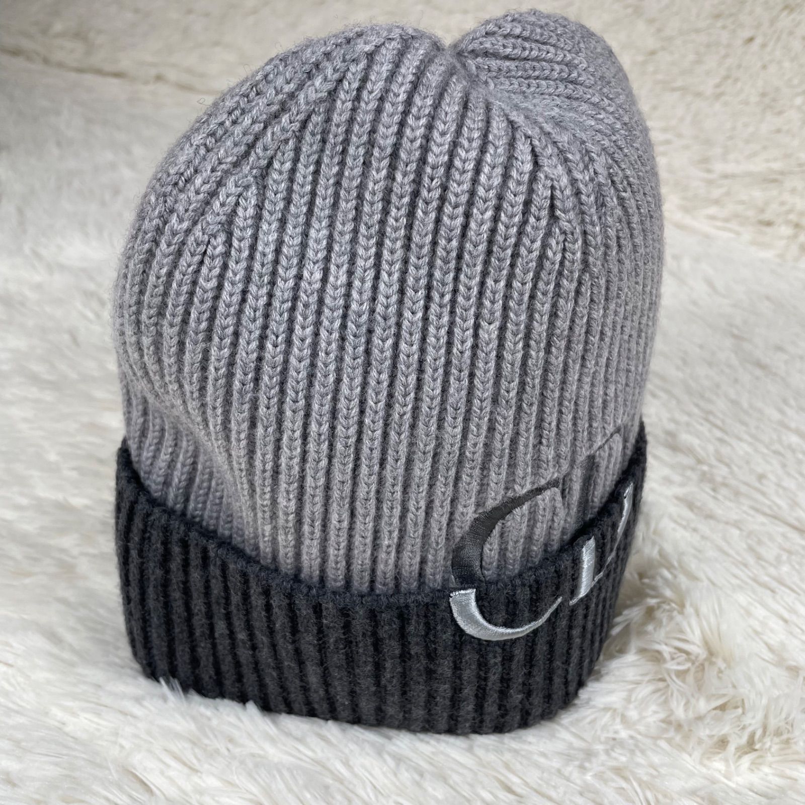 Dior ディオール ニット帽 ニットキャップ ディオール Dior CD ロゴ
