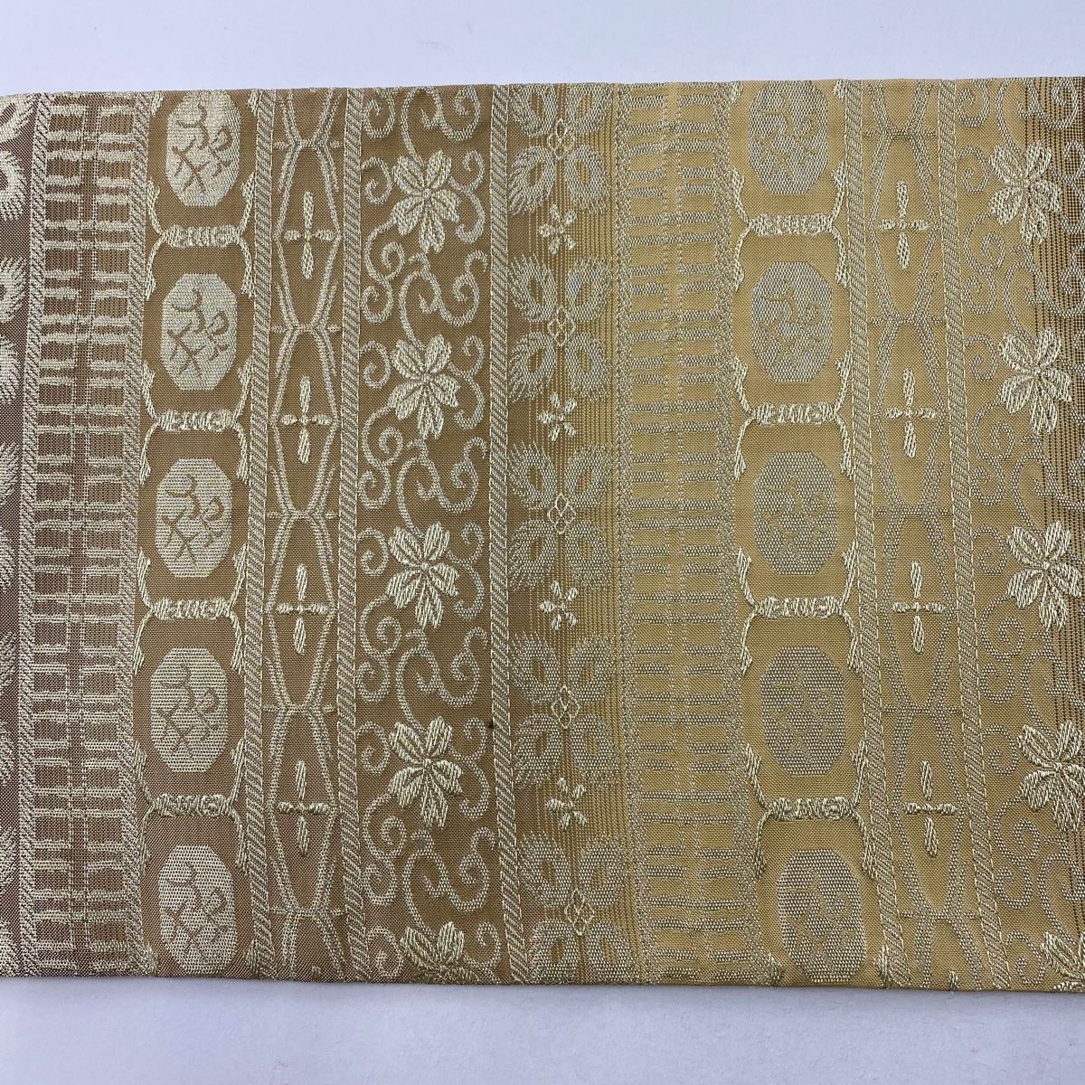 袋帯 モダン すくい織 金彩の粋な加工 正絹 AO-1900 袋帯 モダン すくい織 金彩の粋な加工 正絹 AO-1900