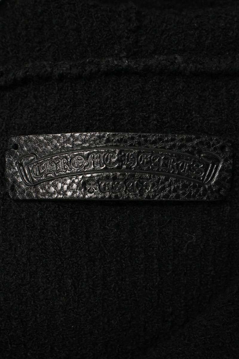 クロムハーツ TAKE THE CANNOLI ハラコクロスパッチハイネックニット  