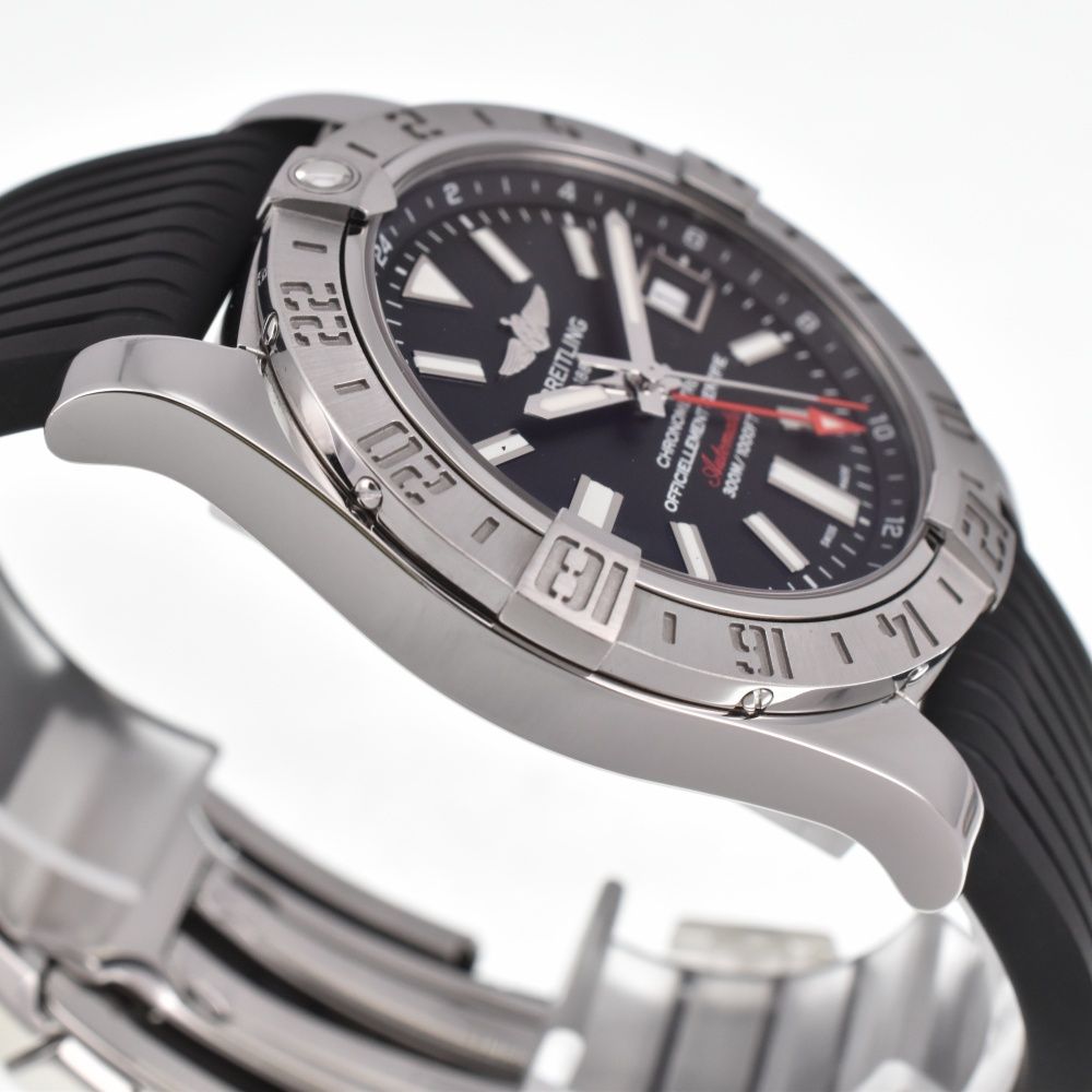 ブライトリング BREITLING A32390 アベンジャーⅡ GMT SS/ラバー 自動