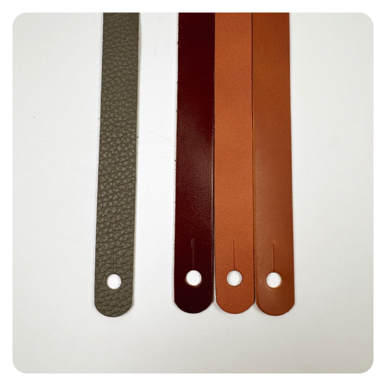 ご予約 本革ウクレレストラップ 2本