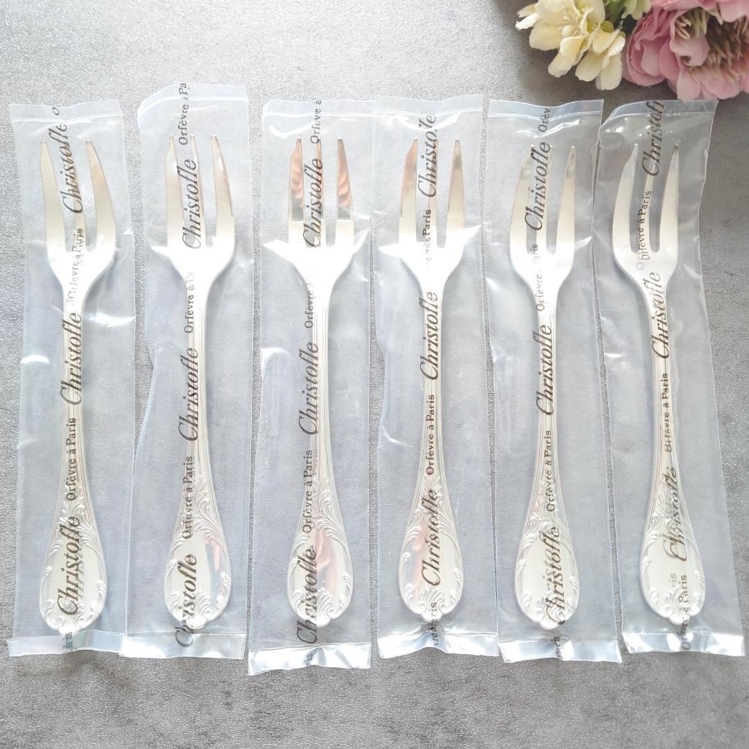 クリストフル マルリー ケーキフォーク 未開封 6点