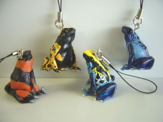 ♯Hoi26JCネイチャーテクニ ヤドクガエル1ストラップ全8種