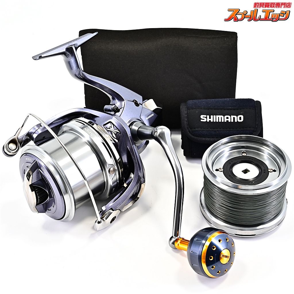 Shimano（13ステラ） SW4000 スピニングリールと夢屋ハンドルノブ