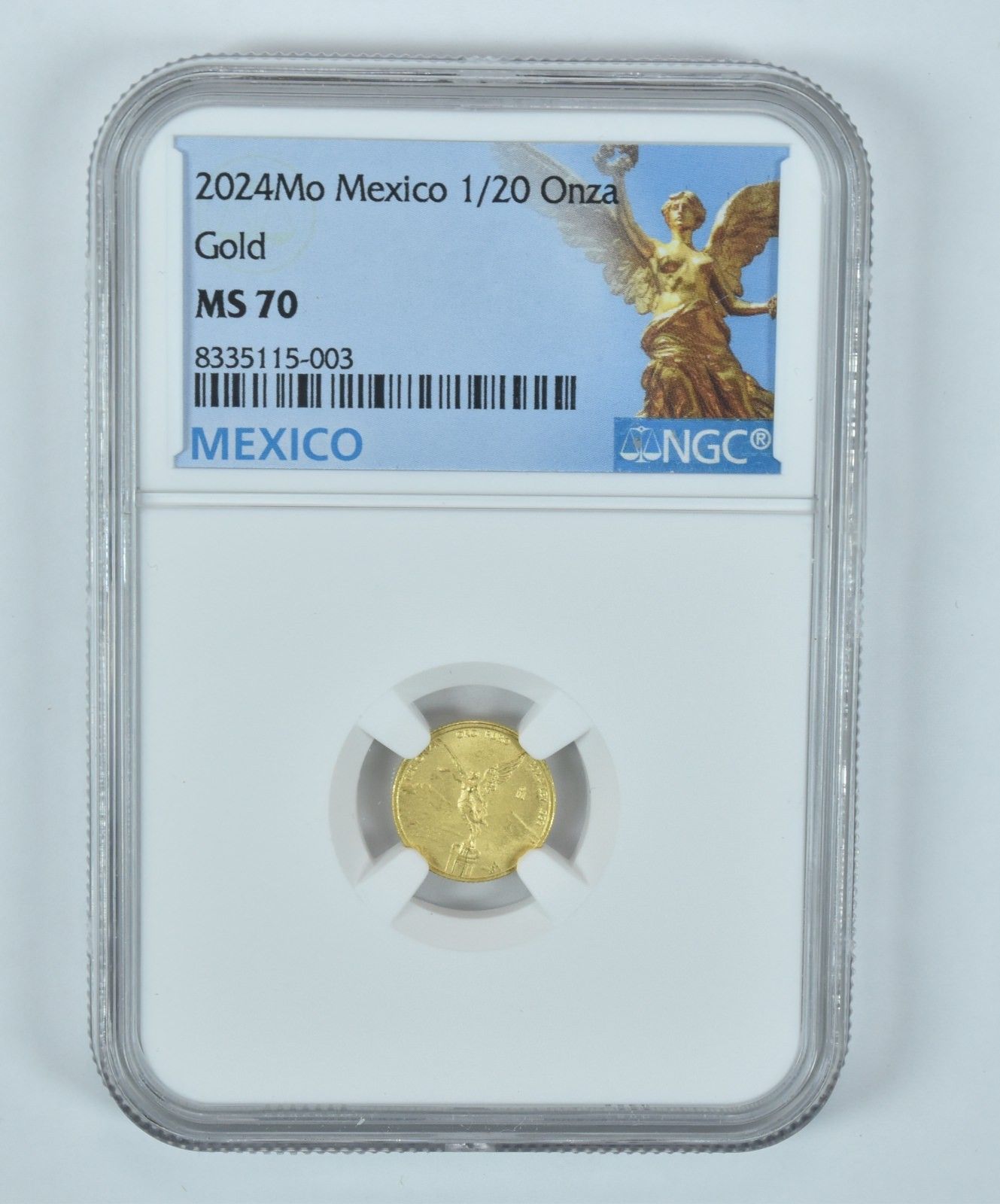 メキシコ 1oz オンザ リベルタ 銀貨 MS70 ケース割れ 発行25000枚