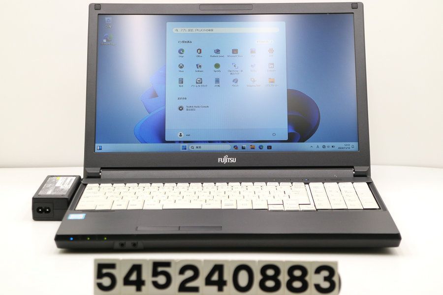 富士通 LIFEBOOK A579/A Core i5 8365U 1.6GHz/8GB/256GB(SSD)/Multi/15.6W/FWXGA(1366x768)/Win11 【545240883】