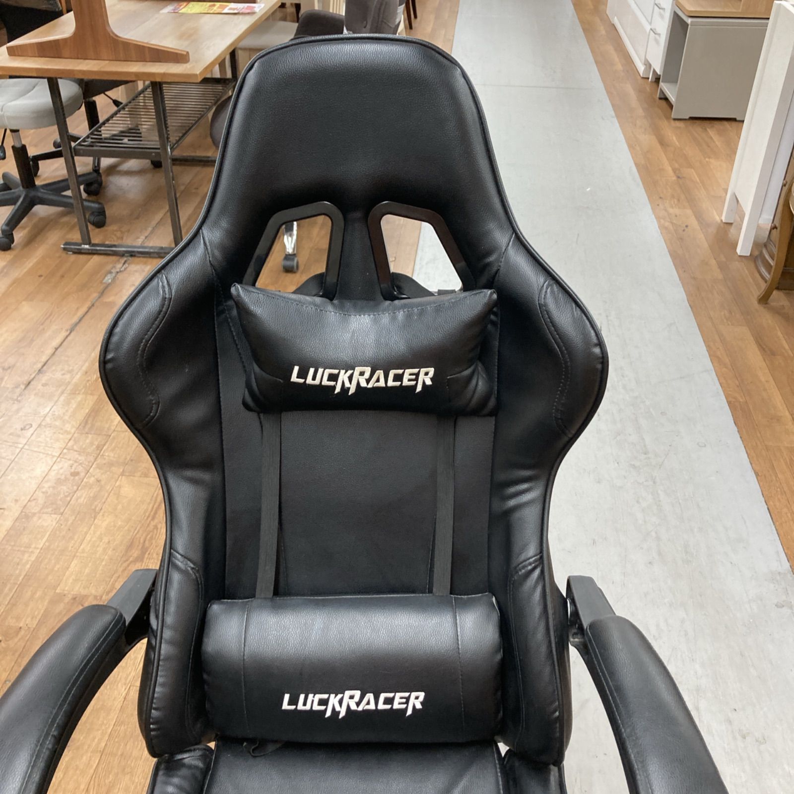 テレワーク 一体式オットマン付き