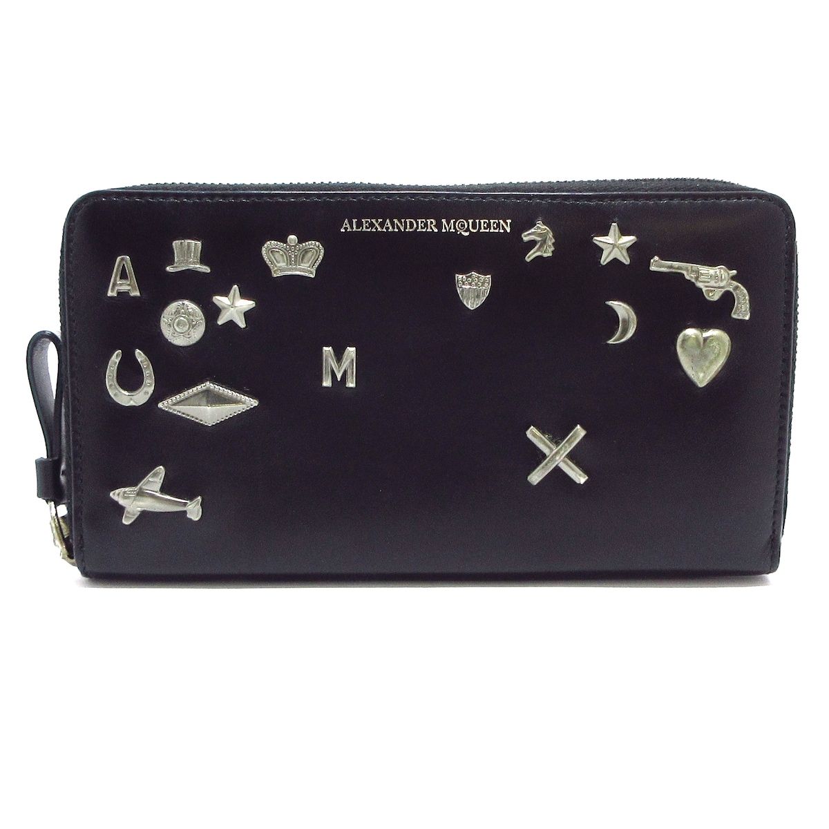 ALEXANDER McQUEEN(アレキサンダーマックイーン) 長財布 - 黒