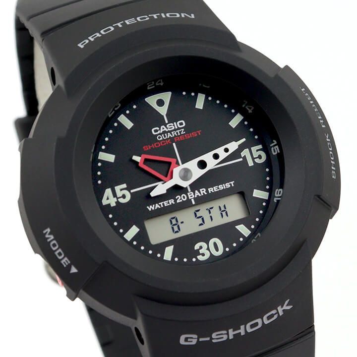G-SHOCK ジーショック Gショック AW-500E-1E 腕時計 gショック メンズ アナログ アナデジ ブラック CASIO