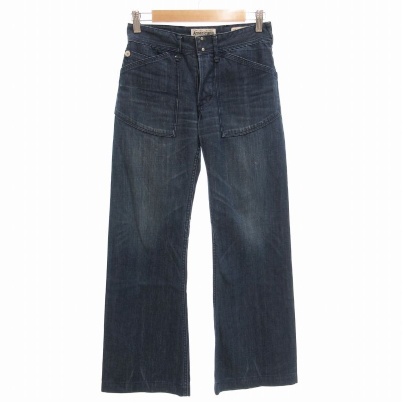 アメリカーナ AMERICANA デニムパンツ ジーンズ ベイカーパンツ シンチ  