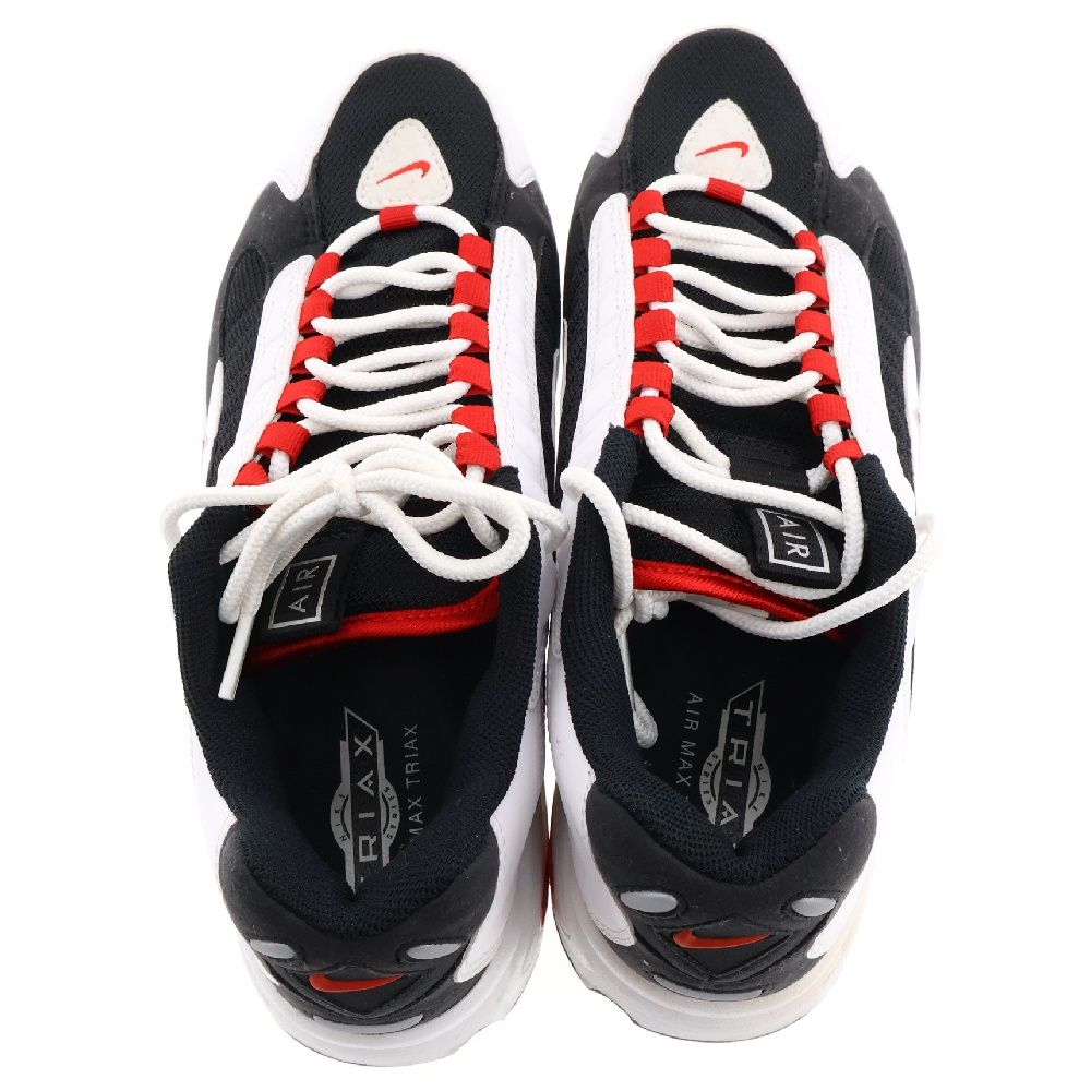 NIKE (ナイキ) AIR MAX TRIAX 96 WHITE RED BLACK エアマックス トライアックス96 ローカットスニーカー  ホワイト/レッド/ブラック US9.5/27.5cm CD2053-105 - メルカリ