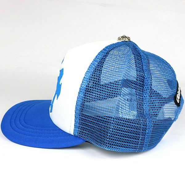 クロムハーツ トラッカーキャプ ブルー✕ホワイト CHROME HEARTS 銀座