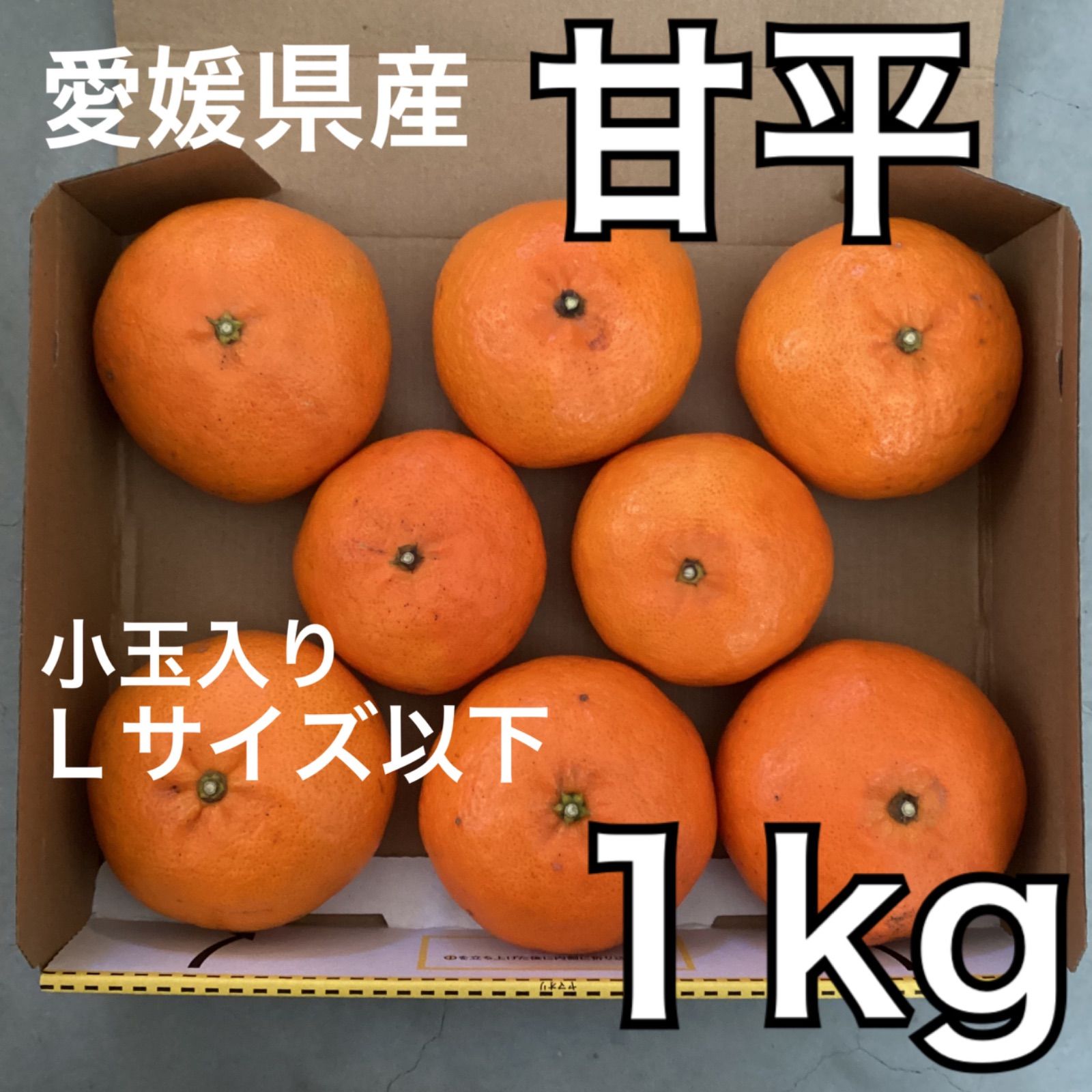 甘平（かんぺい）小玉1kg 愛媛県産 - 果物