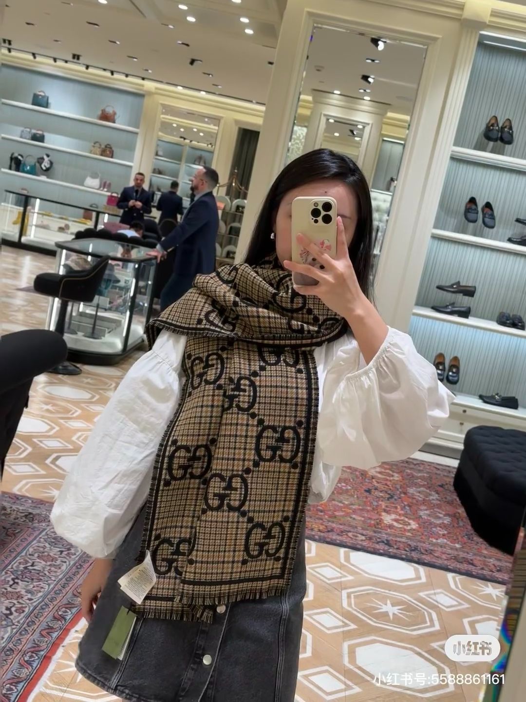 Gucci｜手に入らないチェック柄マフラー！！入荷しました