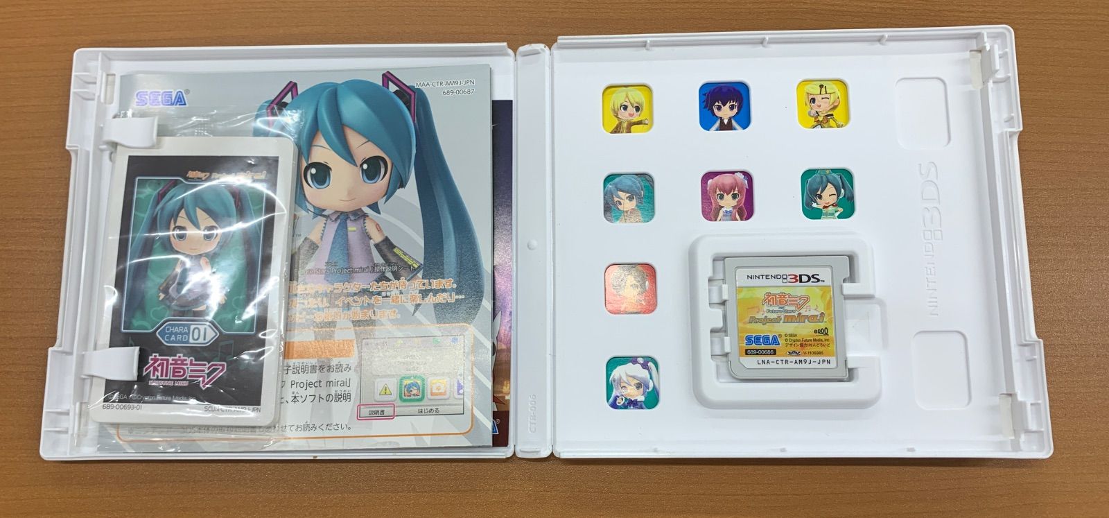 初音ミク プロジェクトミライ ARカード15枚付き ☆ Nintendo 3DS