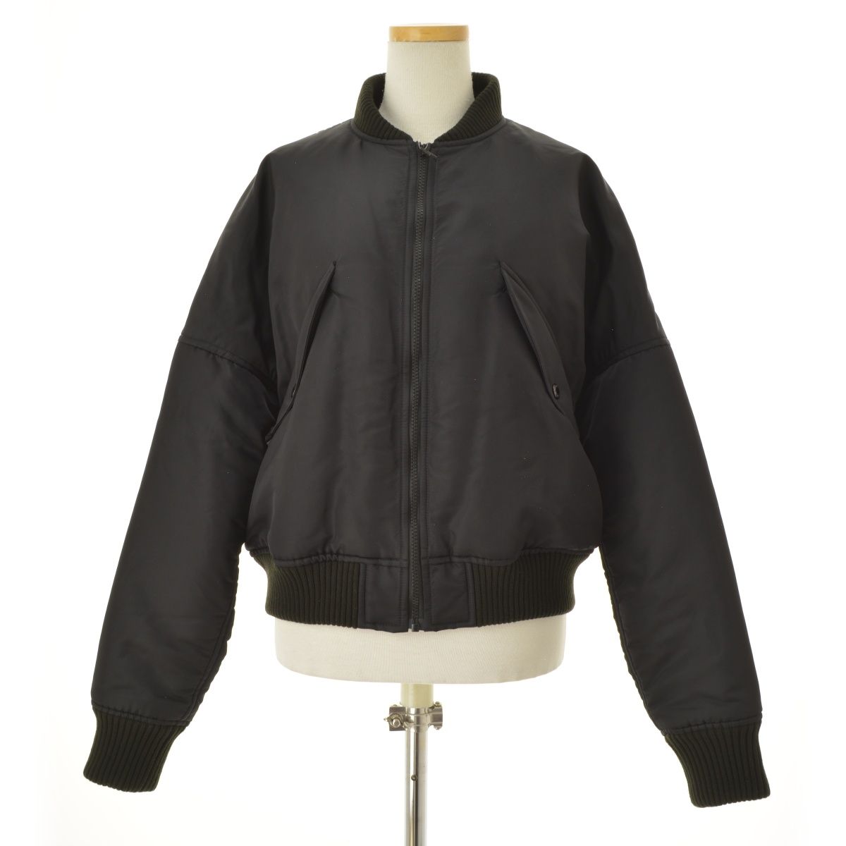 全国送料無料ギフト MADISONBLUE】MB214-1018 COMPACT MA-1 NY TWILL JACKETフライト ミリタリージャケット