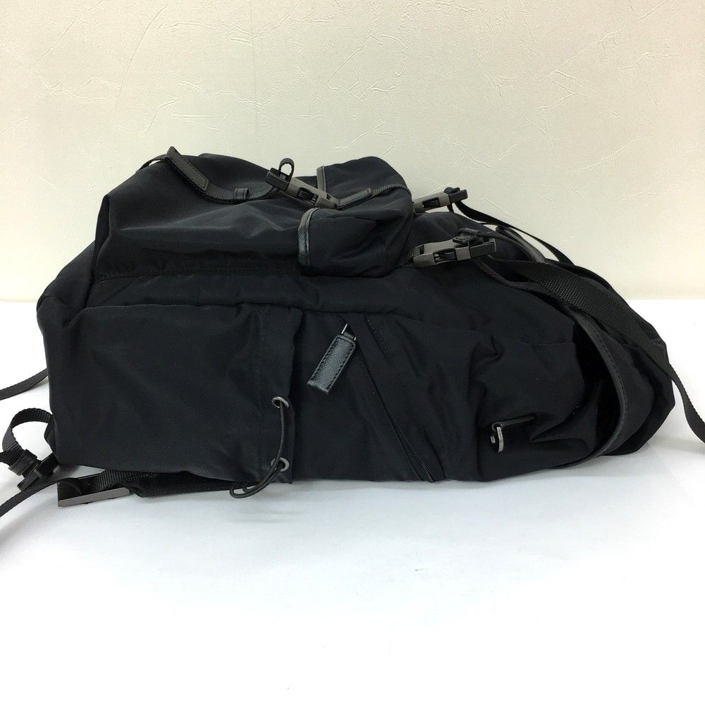 美品 PRADA プラダ 2VZ079 Re-Nylon リュックサック バックパック バック メンズ レディース ブラック - メルカリ