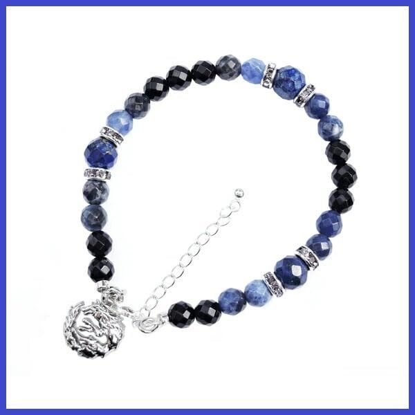 ウルフマンBRS WOLFMAN B.R.S シルバーアクセサリー ブレスレット 男女兼用 ラピスラズリ オニキス ソーダライト