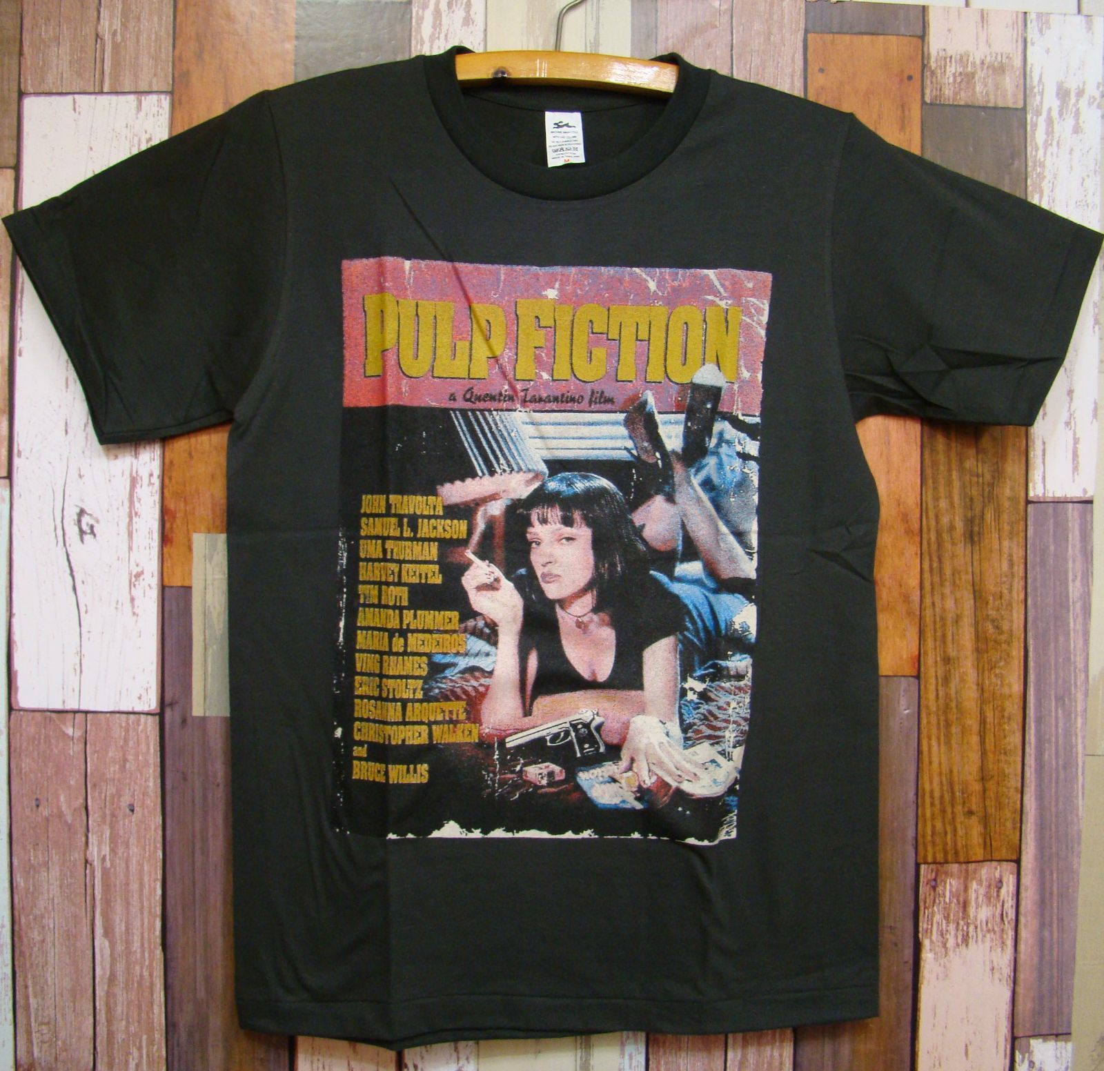 Tシャツ タランティーノ パルプフィクション 古着 90s フォトプリント 