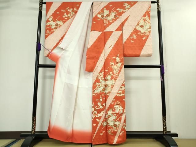 白打掛け 掛け下 襦袢 掛下帯 筥迫セット 唐織 アイボリー 飛鶴 桜 結婚式 白打掛け 掛け下 襦袢 掛下帯 筥迫セット 唐織 アイボリー 飛鶴