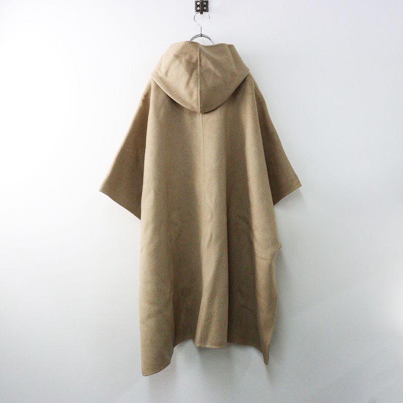 2020AW ドゥーズィエムクラス Deuxieme Classe Victorian ポンチョ F ベージュ ウール コート ロング 2400014611533