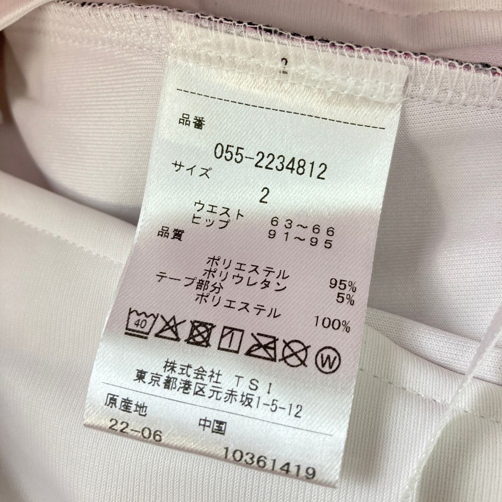 サイズ：2 PEARLY GATES パーリーゲイツ 2022年 ストレッチスカート 総柄 ピンク系 [240101468862] ゴルフウェア レディース ストスト サイズ：2 PEARLY GATES パーリーゲイツ 2022年 ストレッチ