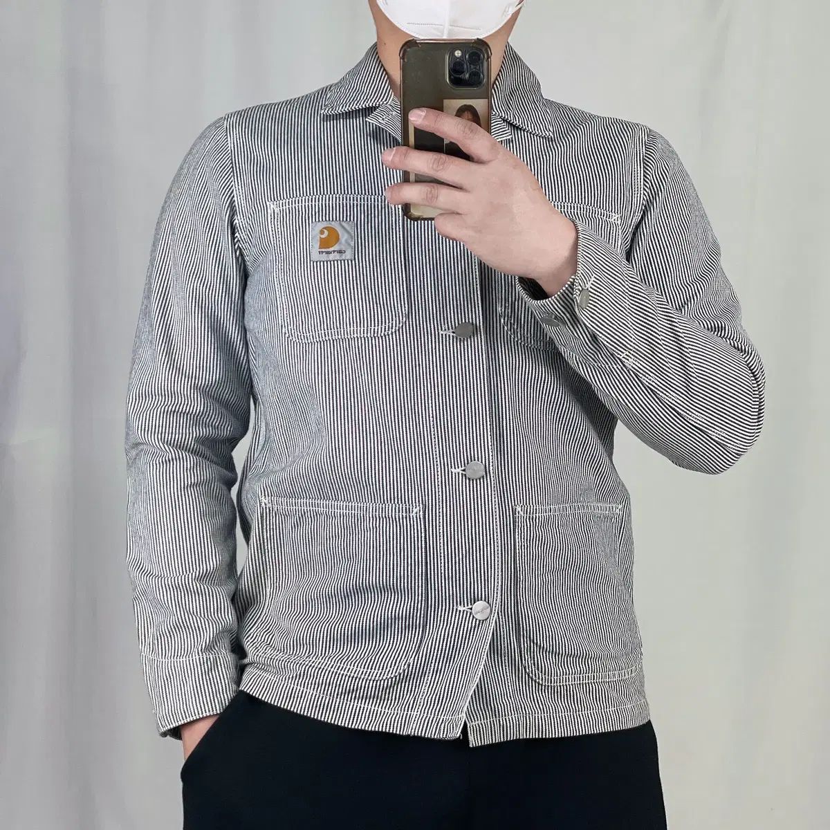 Carhartt(カーハート) WIP ヒッコリース ミシガン州 雑用 ストライプ 