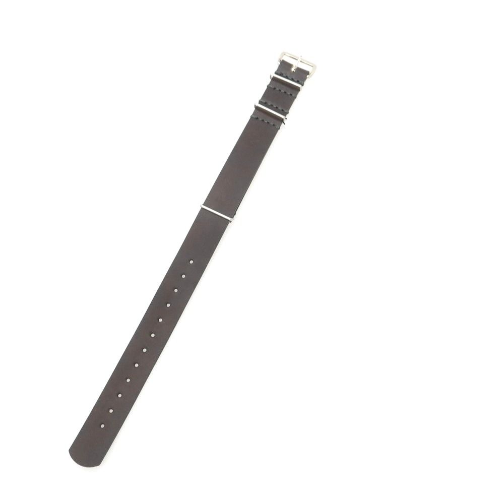 エヌハリウッド N.HOOLYWOOD × Curious Curio コードバン ミリタリー ウォッチベルト 時計ベルト チャコール サイズONE メンズ