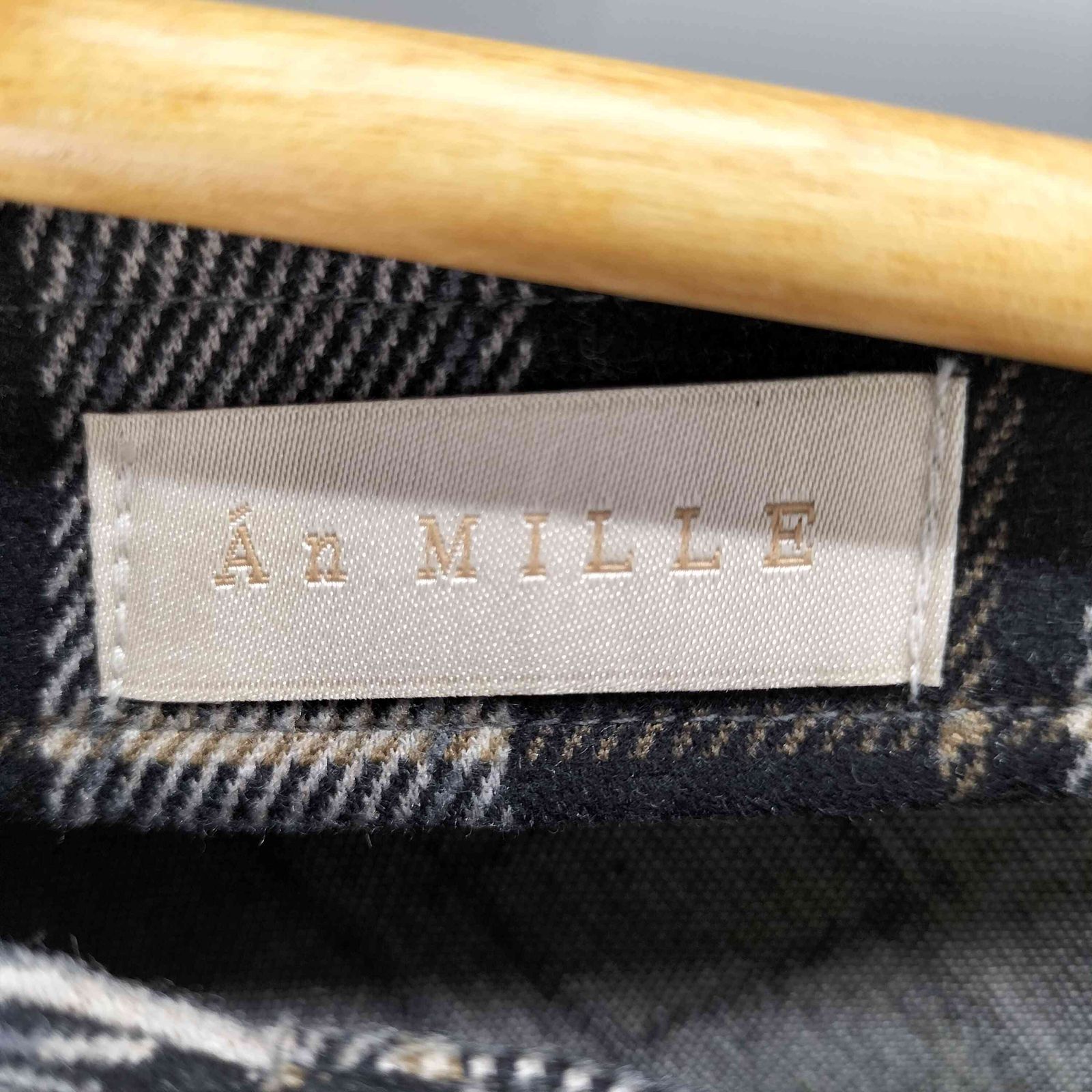 ストレッチチェックマーメイドワンピース