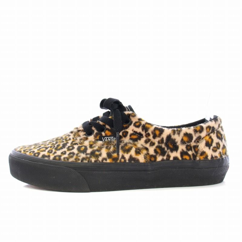 VANS スニーカー　エラ　ヒョウ柄 VANS バンズ エラ レオパード ヒョウ柄 豹 アニマル 中古 美品の