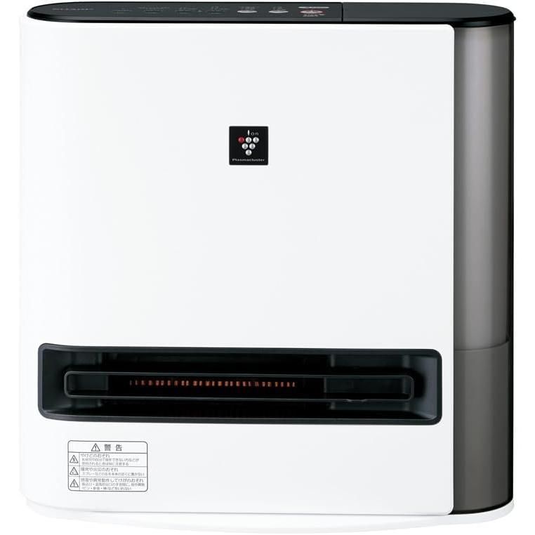2025年製 シャープ プラズマクラスター 加湿 セラミックファンヒーター HX-RK12-W ホワイト 暖房 8 6 畳 | 加湿18 11 畳 | 大風量 加湿 容量約3.1L 正規品