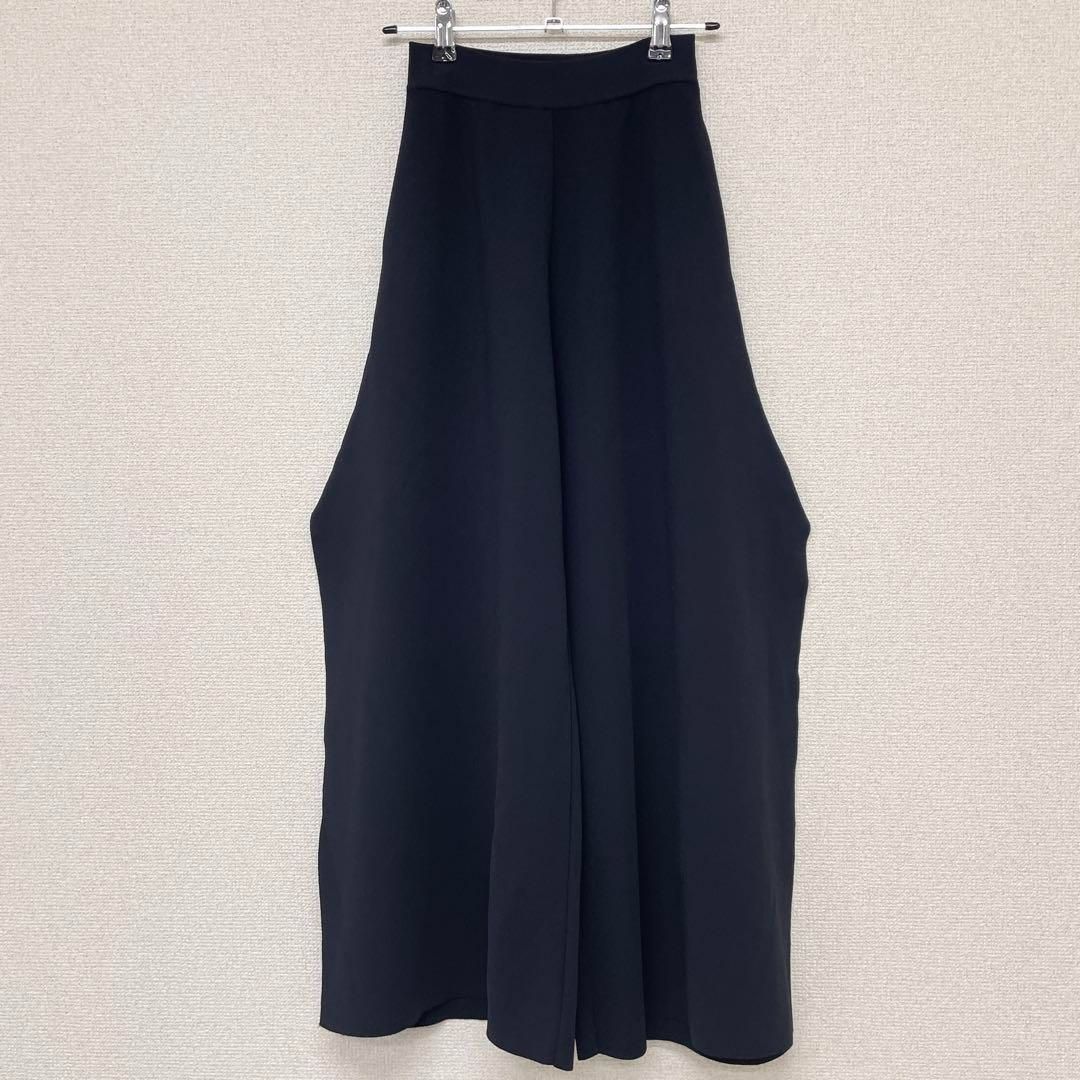 STELLA McCARTNEY ステラマッカートニー ワイドパンツ ニット イージー スリット イタリア製 紺 S 36