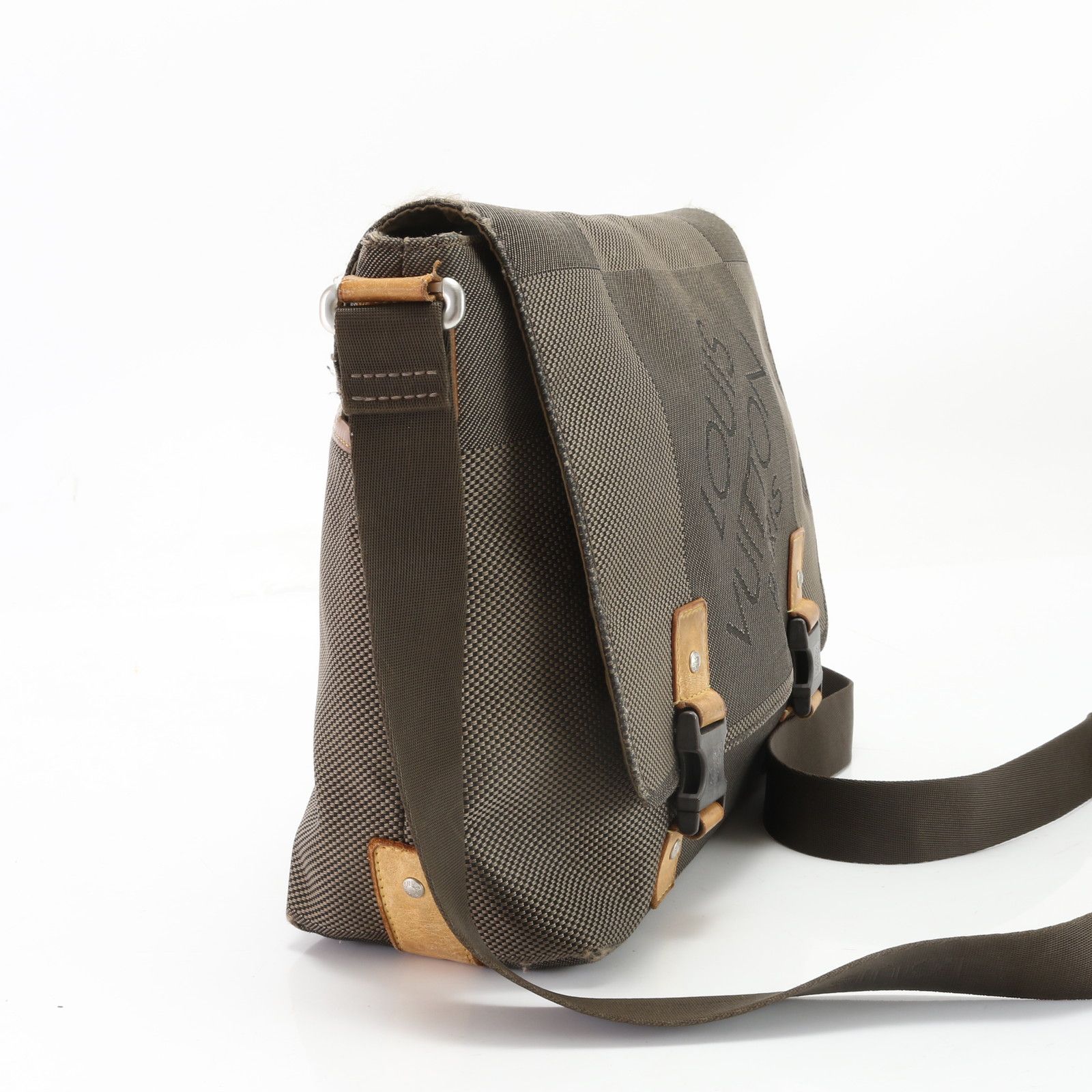 ルイヴィトン ダミエ ジェアン ルー M93077 レザー ショルダーバッグ