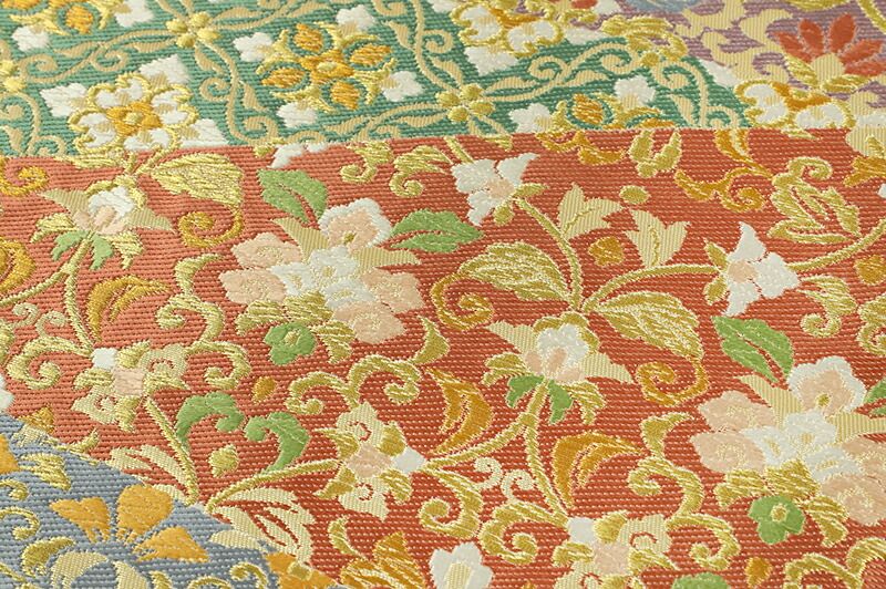新品◇白寿苑 袋帯 フォーマル 唐織 袋帯 正絹 金 唐織 白寿苑 美しいキモノ掲載 裂取唐花文様 仕立て