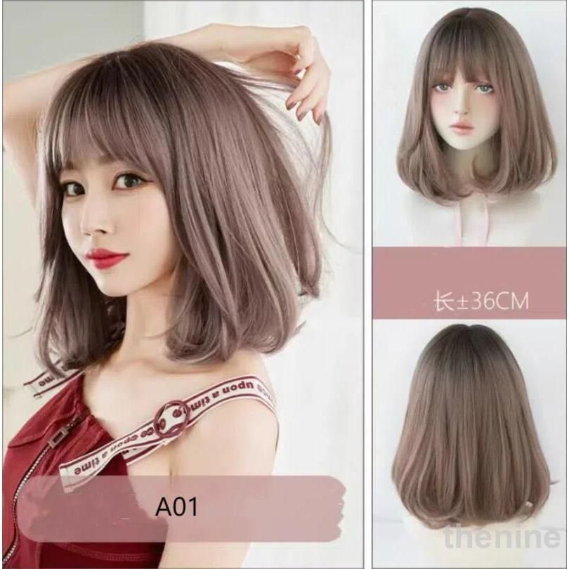 レディース ウィッグ 100%人毛 手植え 医療用 レディース セミロング