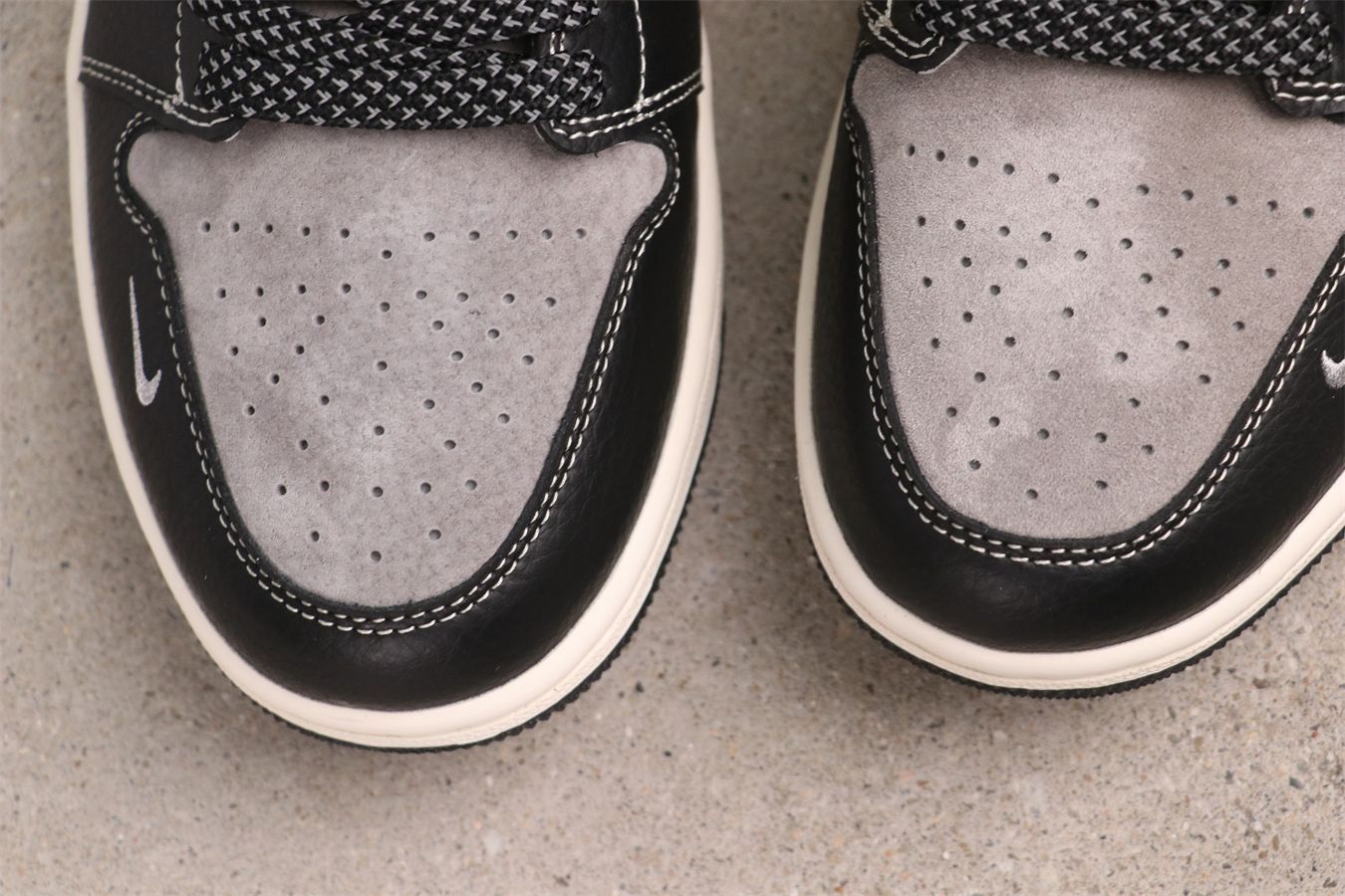  今日 Air Jordan 1 XS 6086 - 016 ブラックグレー-MM輸入2 スニーカー キッズシューズ